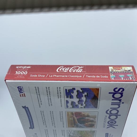 Jigsaw Puzzle Soda Shop Coca Cola Springbok NEW 1000 pieces - Picture 5 of 5